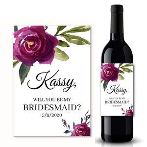 Custom Wine Labels - Bridesmaid Proposal Gift